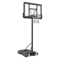 Basketball Hoop 44in Adjustable 4-10ft Portable Stand Wheels Base