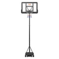 Basketball Hoop 44in Adjustable 4-10ft Portable Stand Wheels Base