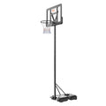 Basketball Hoop 44in Adjustable 4-10ft Portable Stand Wheels Base