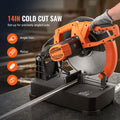 Chop Saw 355mm 2800W Cold Cut Steel Cutting Machine Dry Cut