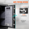 Safe 2.2 Cubic Feet Steel Home Cash Gold 15.75x13x23.6