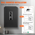 Safe 2.2 Cubic Feet Steel Home Cash Gold 15.75x13x23.6