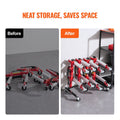 Car Dolly Rack 4-Dolly Storage 360° Rotatable Wheels Trolley Jack