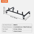 Car Dolly Rack 4-Dolly Storage 360° Rotatable Wheels Trolley Jack