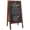 VEOVR A Frame Chalkboard 50x102cm Double-Sided Sandwich Board Rustic