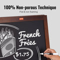 VEOVR A Frame Chalkboard 50x102cm Double-Sided Sandwich Board Rustic