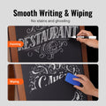VEOVR A Frame Chalkboard 50x102cm Double-Sided Sandwich Board Rustic