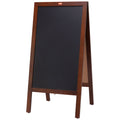 VEOVR A Frame Chalkboard 50x102cm Double-Sided Sandwich Board Rustic