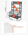 Home Gym Weight Dumbbell Rack Organizer 870x405x1010mm