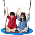 40 Inch Saucer Swing 750lbs Capacity Blue Outdoor Kids Tree Swing