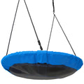 40 Inch Saucer Swing 750lbs Capacity Blue Outdoor Kids Tree Swing
