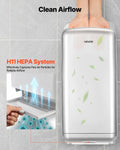 Vertical Hand Dryer HEPA Filter 19000 RPM Dual Airflow Silver