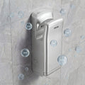 Vertical Hand Dryer HEPA Filter 19000 RPM Dual Airflow Silver