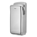 Vertical Hand Dryer HEPA Filter 19000 RPM Dual Airflow Silver