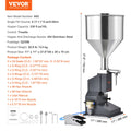 Pneumatic Paste Liquid Filling Machine 5-50ml Stainless Steel Bottle