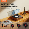 Bluetooth Vinyl Record Player 3-Speed Turntable 3W Speakers