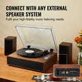 Bluetooth Vinyl Record Player 3-Speed Turntable 10W Speakers