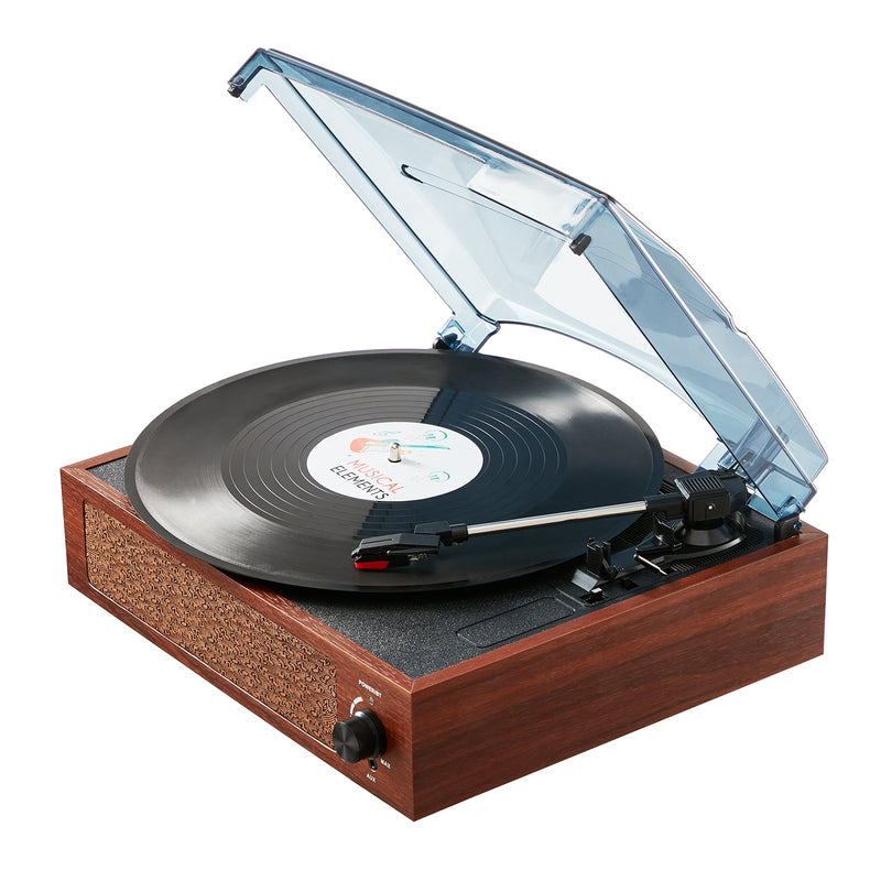 Bluetooth Vinyl Record Player 3-Speed Turntable 5W Speakers