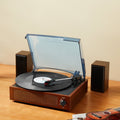 Bluetooth Vinyl Record Player 3-Speed Turntable 5W Speakers