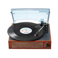 Bluetooth Vinyl Record Player 3-Speed Turntable 5W Speakers