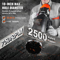 Diamond Core Drill 10in Wet Concrete 2500W 750RPM Stand