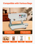 Bag Sealing Machine 6-12mm Digital Temperature Control Carbon Steel
