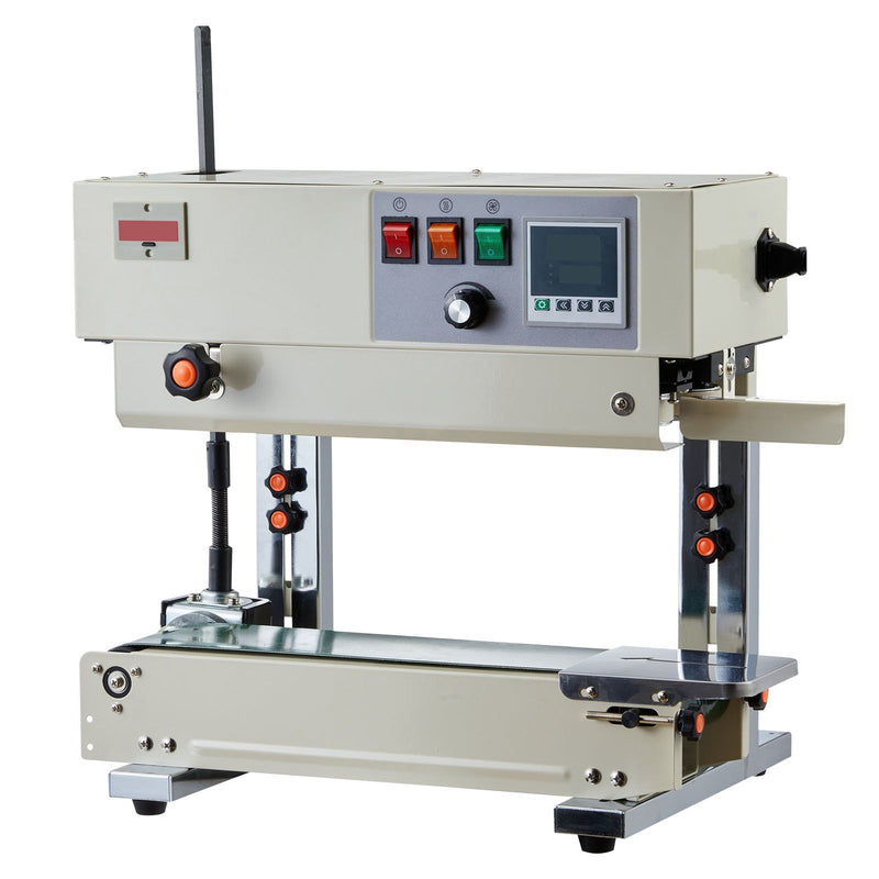 Continuous Bag Band Sealing Machine 6-12mm Seal Vertical Heat Sealer