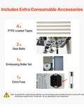 Continuous Bag Band Sealing Machine 6-12mm Seal Vertical Heat Sealer
