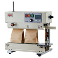 Continuous Bag Band Sealing Machine 6-12mm Seal Vertical Heat Sealer