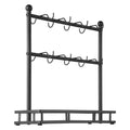 Coffee Mug Holder 16 Hooks Countertop Cup Rack with Storage Base