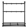 Coffee Mug Holder 16 Hooks Countertop Cup Rack with Storage Base