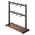 Coffee Mug Holder 16 Hooks Countertop Cup Rack Wood Storage Base