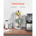 Mug Holder Tree with Marble Base 8 Hooks Cup Tree Rack for Counter Kitchen