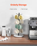 Mug Tree Holder 8 Hooks Marble Base Kitchen Counter Cup Rack