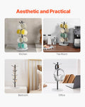 Mug Tree Holder 8 Hooks Marble Base Kitchen Counter Cup Rack