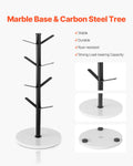 Mug Tree Holder 8 Hooks Marble Base Kitchen Counter Cup Rack