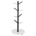 Mug Tree Holder 8 Hooks Marble Base Kitchen Counter Cup Rack