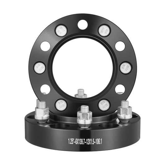 VEVOR 1.25" Wheel Spacers 6x5 6 Lug Forged Adapter 4 PCS Blue