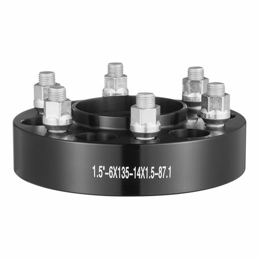 1.5" 6"x5.3" Wheel Spacers Wheel Adapters 6 Lug Forged Spacer 4 PCS Black