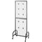 Artiss Grid Wall Panel 600x1640mm Black Wire Display Rack 10 Hooks