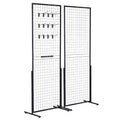 Gridwall Panel Tower 2 Pack Wire Display Rack Double Sided