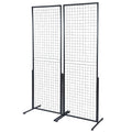 Gridwall Panel Tower 2 Pack Wire Display Rack Double Sided