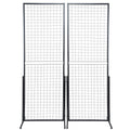 Gridwall Panel Tower 2 Pack Wire Display Rack Double Sided