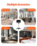 Portable Shampoo Bowl Adjustable Height Angle Drain Hose Salon