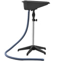 Portable Shampoo Bowl Adjustable Height Angle Drain Hose Salon