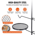 Swivel Campfire Grill Adjustable Heavy Duty Steel Open Fire