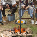 Swivel Campfire Grill Adjustable Heavy Duty Steel Open Fire