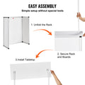 Portable Podium Table 785x380x1815mm Foldable Exhibition Counter
