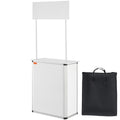 Portable Podium Table 785x380x1815mm Foldable Exhibition Counter