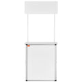 Portable Podium Table 785x380x1815mm Foldable Exhibition Counter